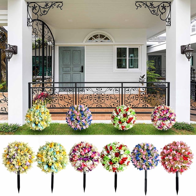 Gifts YYV Fake Tree Rose Tree Outdoor Decoration Fashionable Scene Arrangement Decoration Simulation Flower