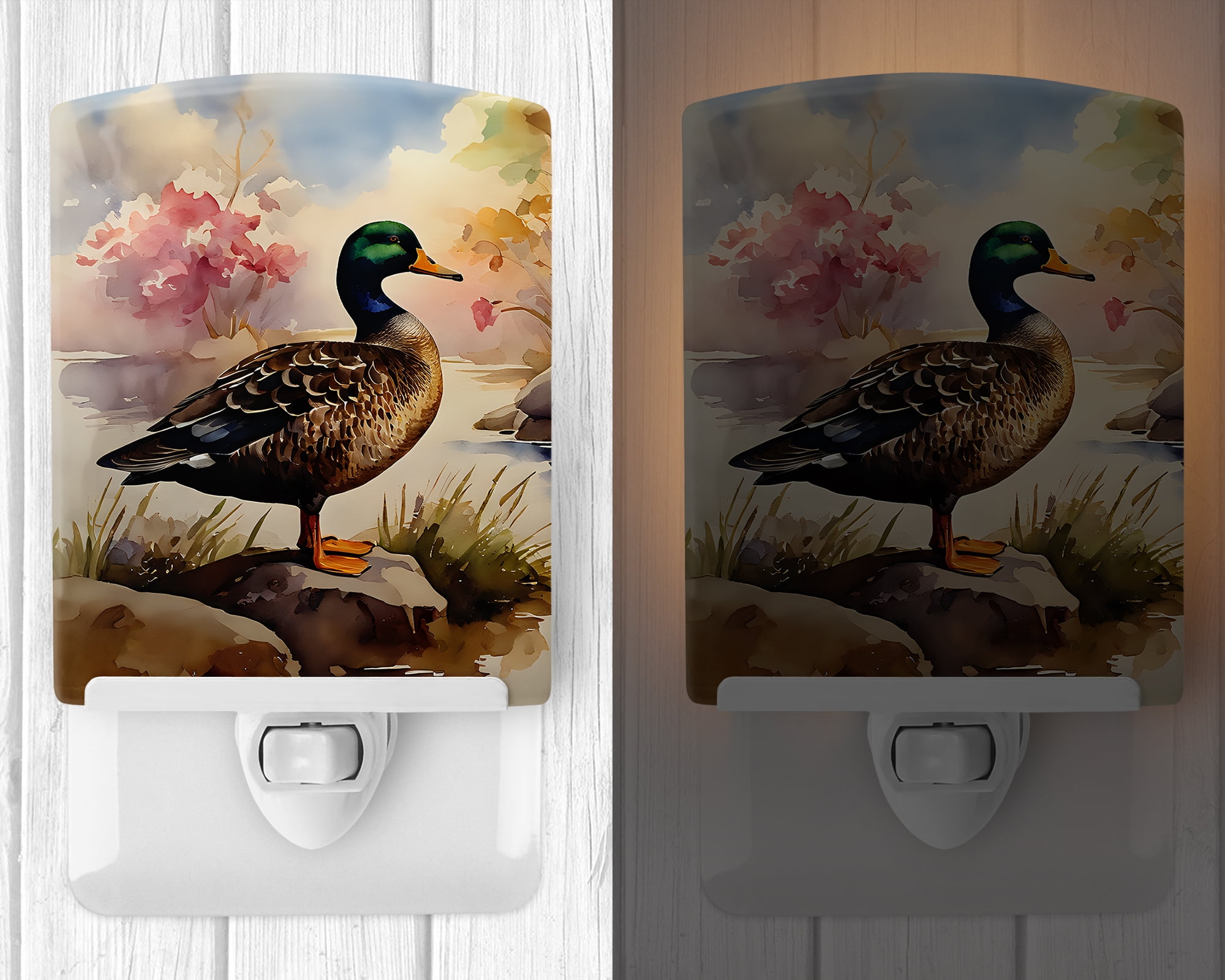 Black Duck Ceramic Night Light 4 in x 6 in
