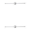 thumbnail image 3 of Injueey Estante de almacenamiento, soporte para ropa, accesorios para el hogar, accesorios para el hogar, cocina, baño, artículos diversos, Blanco 2piezas, 3 of 6