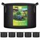 thumbnail image 1 of iPower - Juego de Bolsas de Cultivo de Tela, con Asas para jardín, jardín y plantación, Paquete de 5, 10 - Gallon, 1 of 6
