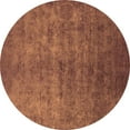 thumbnail image 1 of Ahgly Company Indoor Round Persian Orange Bohemian Area Rugs, 6' Round, 1 of 4