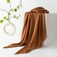 thumbnail image 2 of Cekizud Shawl Wraps for Women Solid Color Cozy Scarf Light Outer Cover for Spring Fall, 2 of 3