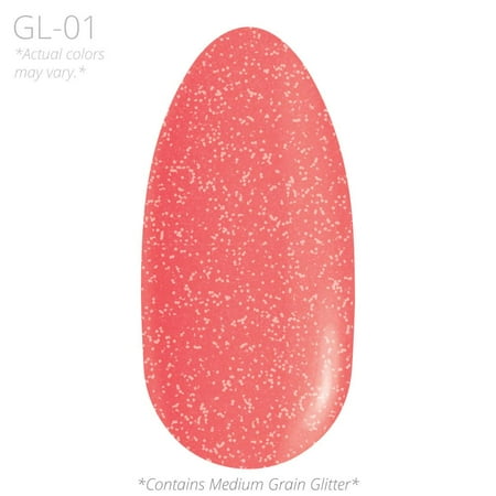 Dip One Piece Nail DIP Powder, Glitter Color Collection, Dipping Acrylic For Any Kit or System by DipWell ()