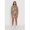 thumbnail image 2 of Womens Hunter Camo Drawstring Hem Mini Skirt, 2 of 4