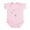 Petal Pink, variant on - Skydive Smokeswirls Infant Bodysuit - Baby Light Bodysuit, Size Newborn - 24 Months