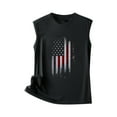 thumbnail image 4 of IROINNID Women's Round Neckline T-Shirt Sleeveless 4th Of July Summer Casual Loose Tops Independence Day, 4 of 5