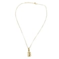 thumbnail image 2 of Collar con dije de oro laminado letra brillos B, 2 of 7