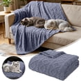 thumbnail image 1 of Outdor Blanket Yellow For Soft Polyester Blanket With Knit Pattern Blanket For Couch Bed Crate Machine Washable 70x100cm, 1 of 4
