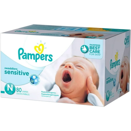 Pampers Swaddlers Sensitive Diapers, (Choose Your Size)