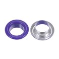 thumbnail image 4 of Unique Bargains 100PCS Grommets Eyelets 3/10 Inch (8mm) ID Hole Metal Self Backing Eyelet with Washers for Leather Purple, 4 of 7