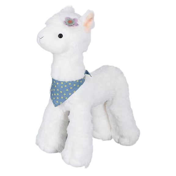 Lazsy Alpaca Plush Doll, Alpaca Stuffed Toy, Adorable Lifelike Decor, Cuddly Ornament, S