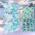 thumbnail image 5 of Miumaeov 12Pcs Artificial Flower Wall Panel Wedding Backdrop Silk Floral Mat Stage Decor, 5 of 15