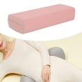 thumbnail image 4 of DYNWAVECA Yoga Bolster Meditation Pillow,Lightweight,Professional Supportive Rectangular with Carry Handle for Restorative Yoga Pilates Light Pink, 4 of 5