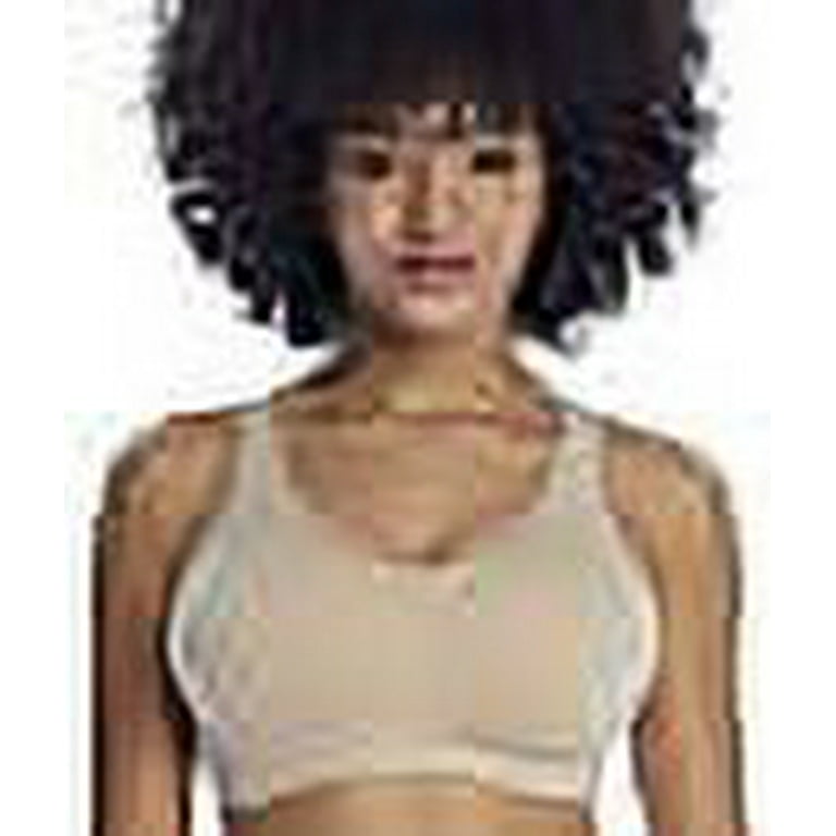 Women's Bali 3488 Comfort Revolution Shaping Wirefree Bra (Perfectly Purple  Dot XL)