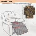 thumbnail image 7 of Kuiaobaty Camo Hunting Print Armless Recliner Cushion Slipcover, Quilted Furniture Protector Stay in Place, Waterproof Reclining Sofa Cover for Living Room, Bedroom, 7 of 7