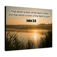 thumbnail image 4 of Scripture Walls John 3:6 Spirit is Spirit Bible Verse Canvas Christian Wall Art Ready to Hang Unframed, 4 of 9