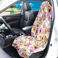 thumbnail image 3 of Uourmeti 1pcs Car Seat Towel Cover Non-Slip Universal, Compatible with Truck Seat Van Seat Covers & Liner Terry Cloth Car Seat Cover(Watercolor Floral Butterfly Print), 3 of 7