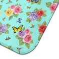 thumbnail image 5 of Pioneer Flower Floral Print Pattern Kitchen Dish Drying Mat 1 Pack, Ultra Absorbent Microfiber Drainer Mat, 16"x18", 5 of 6