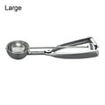 thumbnail image 2 of Dream Lifestyle Stainless Steel Small Cookie Scoop, Ice Cream Scooper with Trigger Release, Large/Medium/Small Scooper for Cookie Cupcake Melon and More, 2 of 7