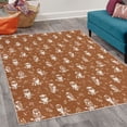 thumbnail image 2 of Owl Decorative Rug, Cartoon Style Illustration of Birds on the Branches Mysterious Woods Print, Quality Carpet for Bedroom Dorm and Living Room, 6 Sizes, Cinnamon White, by Ambesonne, 2 of 4