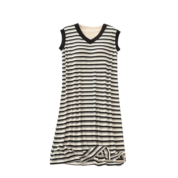HomeGardon Nightgowns for Women,Women's Sleepwear,Women's with Chest Pad Loose and Comfortable Sleeveless Dress Nightgown,M-XXL