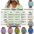 thumbnail image 3 of BLVB Womens Eyelet Blouses Button V Neck Shirts 3/4 Length Sleeve Summer Tops Dressy Casual Ladies Fashion Fall Tee Shirts, 3 of 6