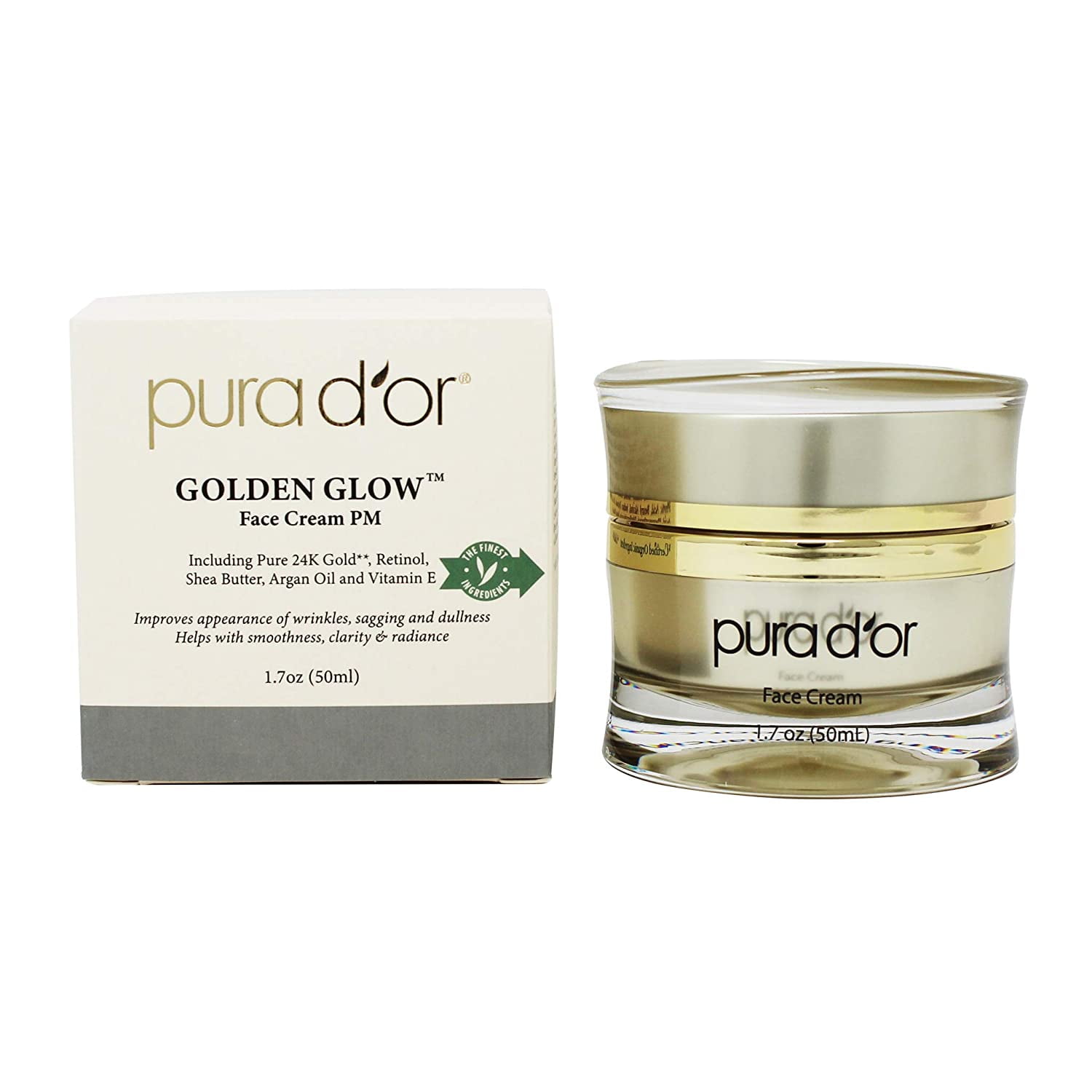 PURA D'OR Golden Glow Face Cream PM Anti Aging Face Cream With Pure