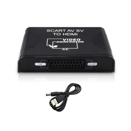 Scart AV Svideo to HDMI Video Switch Scart S-video Composite AV RCA To HDMI Video& Audio Converter TAPDRA Spare Part