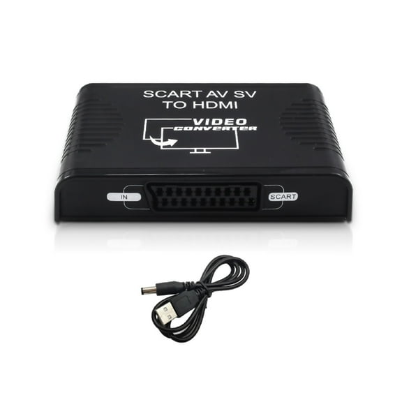 Scart AV Svideo to HDMI Video Switch Scart S-video Composite AV RCA To HDMI Video& Audio Converter TAPDRA Spare Part