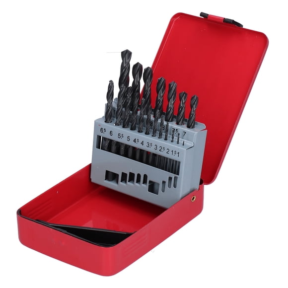 HSS Twist Drill Set,19Pcs Twist Drill HSS Spiral Twist Drill Set Twist Drill Set Achieve More