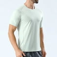 thumbnail image 6 of ZVNAΖH Men's Crew Neck Short Sleeve Workout Quick Dry Shirts Moisture Wicking Athletic Running Casual Active Sports Shirts, 6 of 6