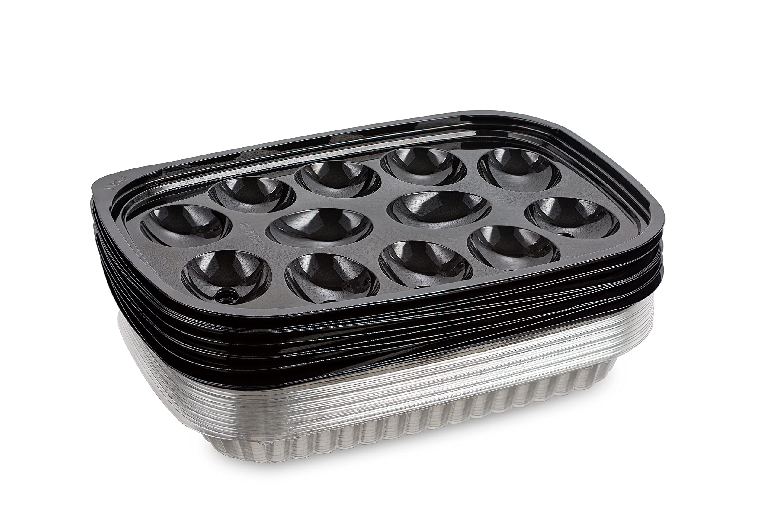 MT Products Plastic Deviled Egg Carrier/Deviled Egg Tray with Lid - Pack of 328
