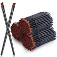thumbnail image 1 of Brochas angulares desechables para tinte de cejas, 150 unidades, meekoo, 1 of 7