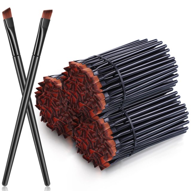 Brochas angulares desechables para tinte de cejas, 150 unidades, meekoo