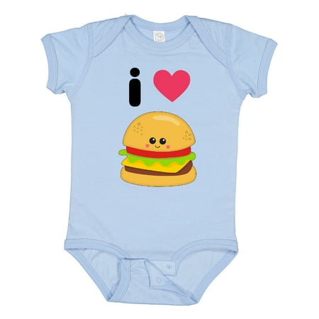 

Inktastic I Love Cheeseburgers Gift Baby Boy or Baby Girl Bodysuit