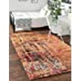 thumbnail image 3 of Unique Loom Estrella Dark Colors Area Rug 4' x 6' Rectangle Orange/Beige, 3 of 10