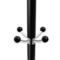 thumbnail image 4 of Clothing Hanging Stand with 3-tier Hanging Points and 360° Rotating Hat Display, 4 of 8