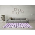thumbnail image 3 of Ahgly Company Indoor Rectangle Solid Purple Modern Area Rugs, 3' x 5', 3 of 4
