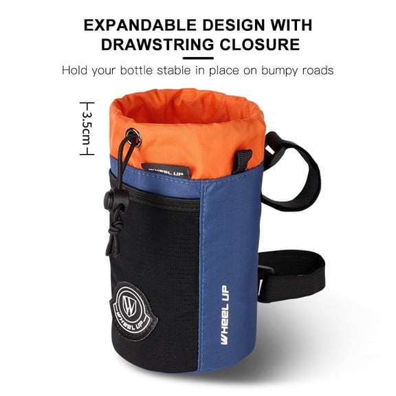 Bike Water Bottle Holder Bag Handlebar Drink Beverage Holder Bag Container Cycling Front Bag Bike Pannier