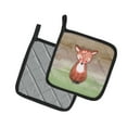 thumbnail image 2 of Caroline's Treasures Baby Deer Watercolor Pair of Pot Holders, 2 of 3