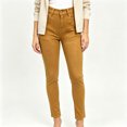 thumbnail image 4 of Women's High Waist Tan Skinny Jeans with Pockets, Stretch Casual Denim Pants, 4 of 8