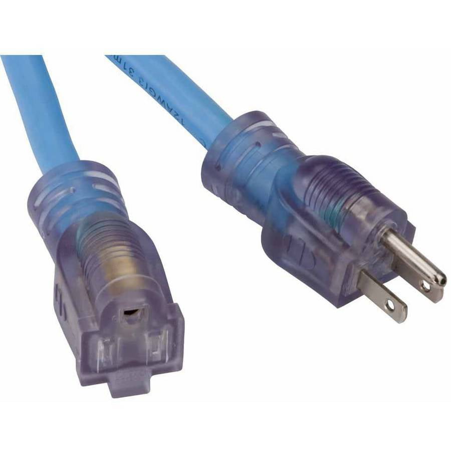 Bayco SL996 25' Cold Weather Extension Cord w/Single Lighted Outlet