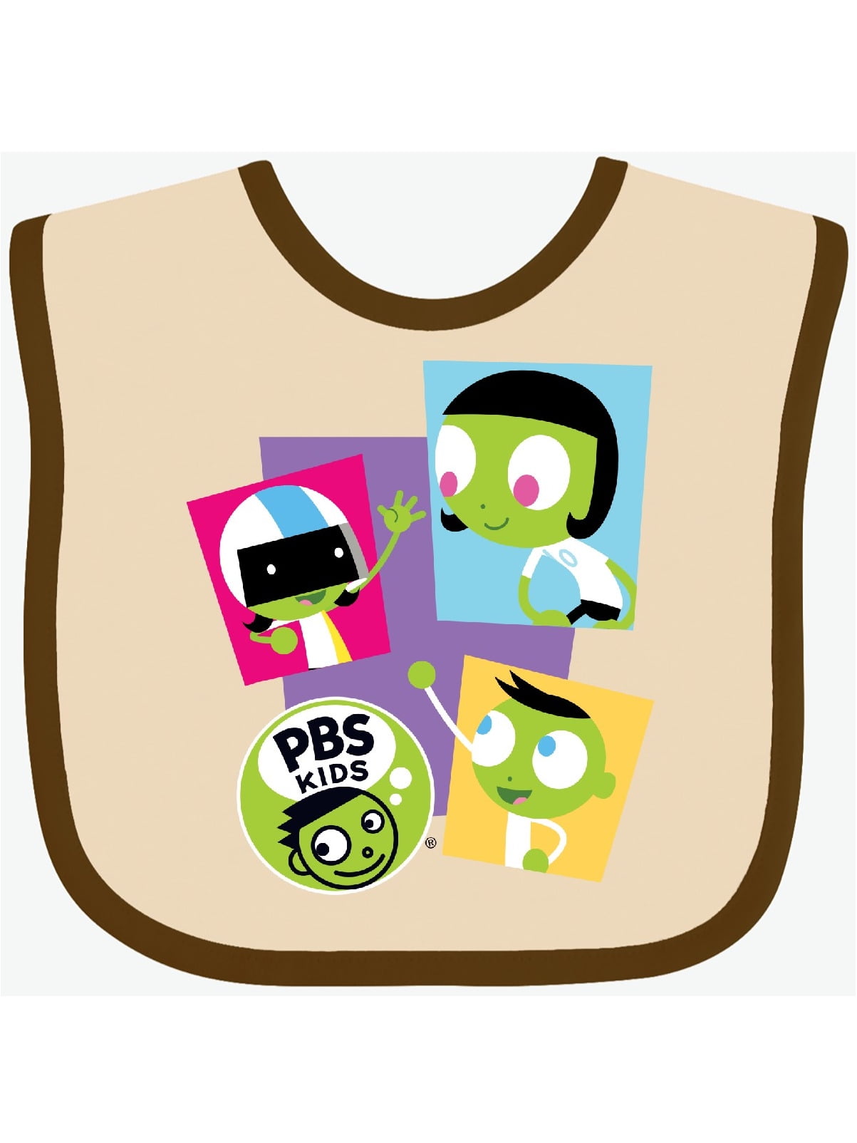 Dot, Dee, and Del with PBS KIDS Logo Baby Bib - Walmart.com - Walmart.com