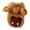 Coffee, variant on Cozy Bear Pattern Knit Coat for Small Winter Warmth Fashionable Autumn Outfit for Cats and Dogs