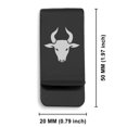thumbnail image 2 of Stainless Steel Year of the Ox Zodiac Classic Slim Money Clip Credit Card Holder, 2 of 2