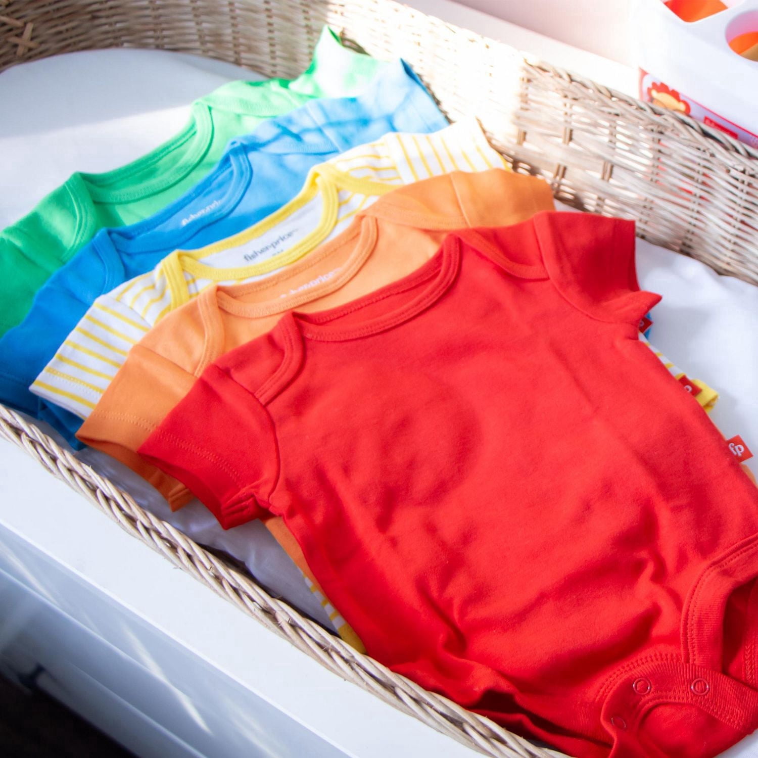 Fisher Price 5 Pack Bodysuit Giftbox