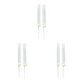 thumbnail image 2 of relayinert 2pcs Plastic Mesh Moss Pole For Monstera Durable And Long-lasting Fillable Moss Pole Monstera Plant Support Stackable White 3Set, 2 of 6