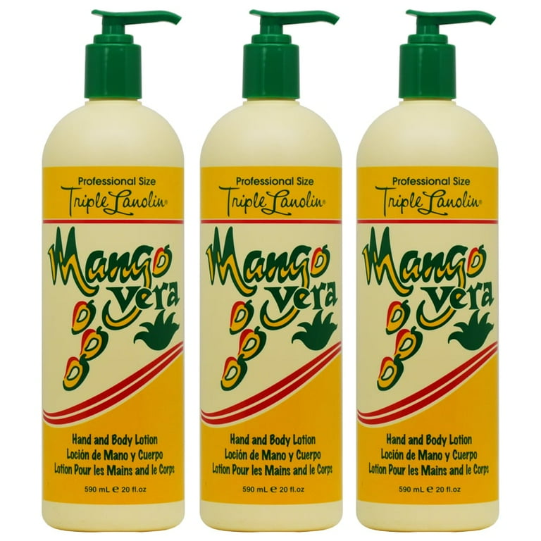 Triple Lanolin Mango Vera Hand & Body Lotion 20 oz - Walmart.com
