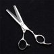 thumbnail image 1 of Tijeras de corte de cabello japonesas de acero inoxidable de 6 pulgadas con tijeras de entresacar para salón y uso doméstico., 1 of 5