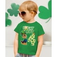 thumbnail image 3 of Tstars Paw Patrol St Patrick Four Year Lucky Boy Toddler Chase Clover 4th Birthday Gift Toddler Kids T-Shirt 5T Green, 3 of 5